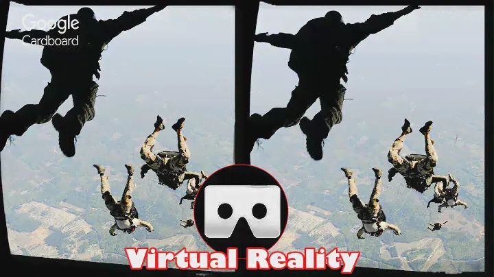 3D FREE PARACHUTE JUMP VR Videos 3D SBS Google Cardboard VR Virtual Reality VR Box