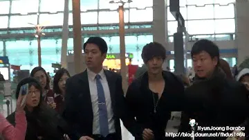 12.12.07 KimHyunJoong Incheon Airport 김현중 인천공항